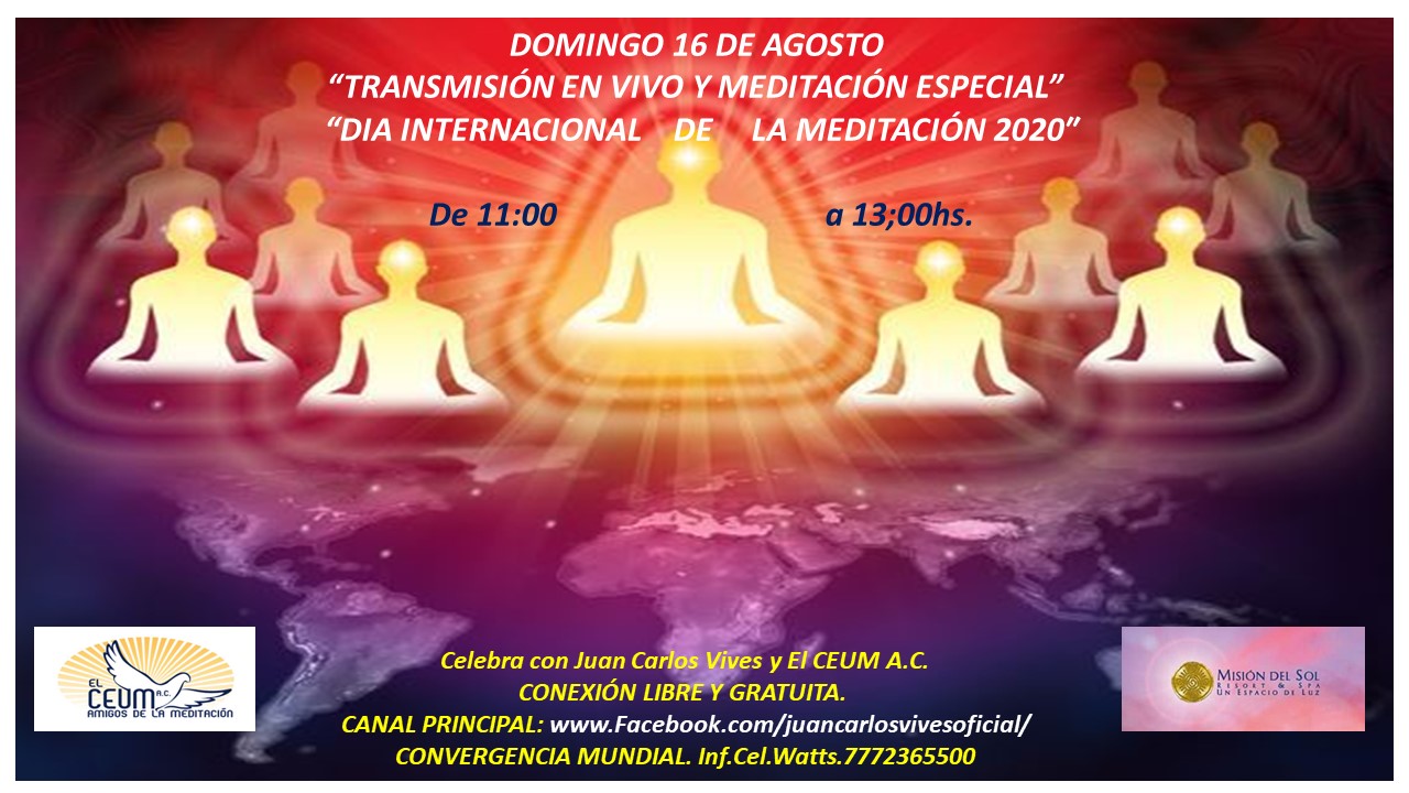 DIA INTERNACIONAL DE LA MEDITACIÓN 2020